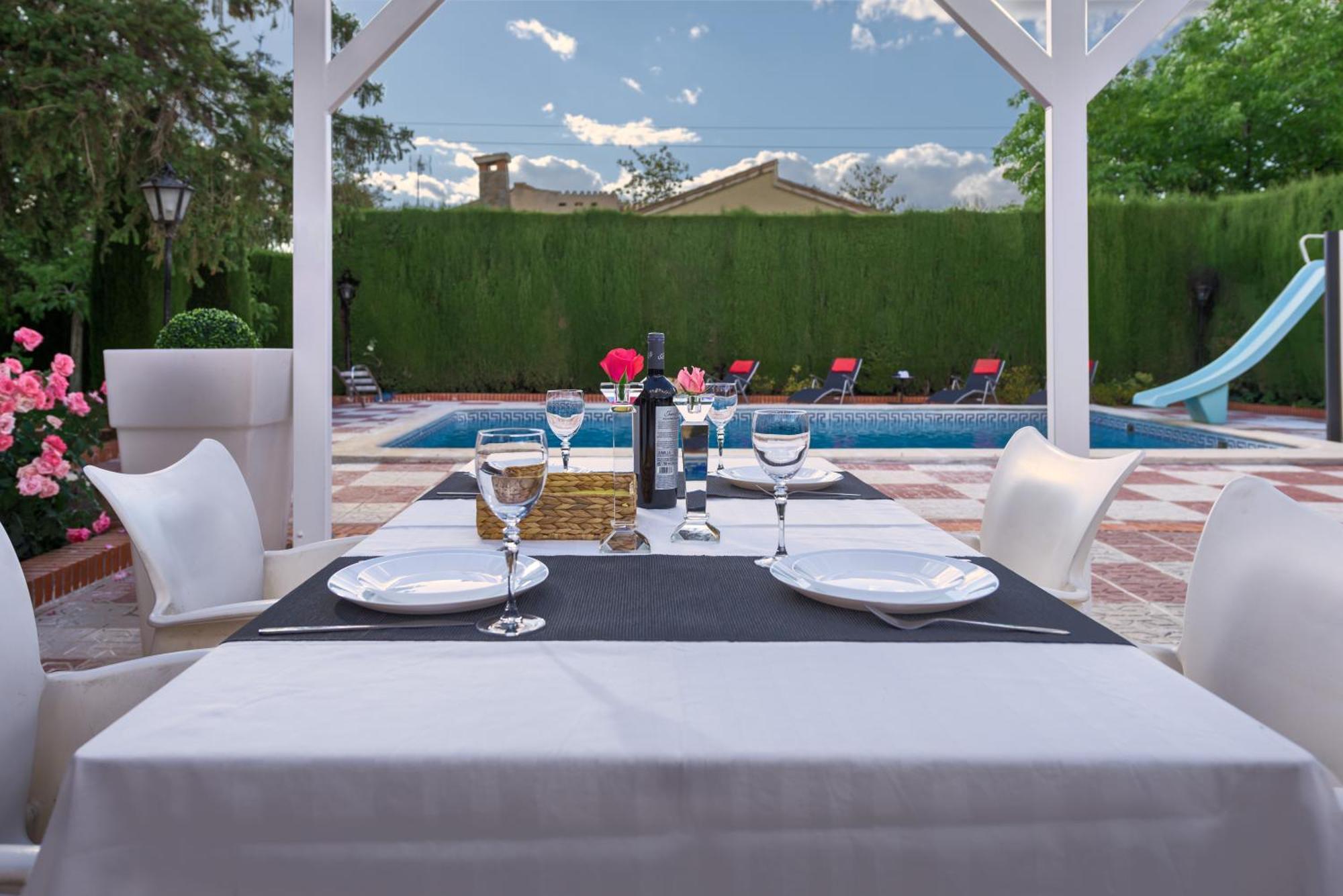 Villa Granada Garden Deluxe Monachil Bagian luar foto